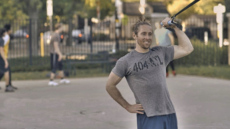 High-Volume Workout (Lots of reps, have a banana first!)