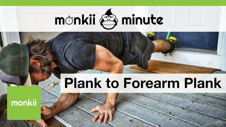 monkii minute: Plank to Forearm Plank