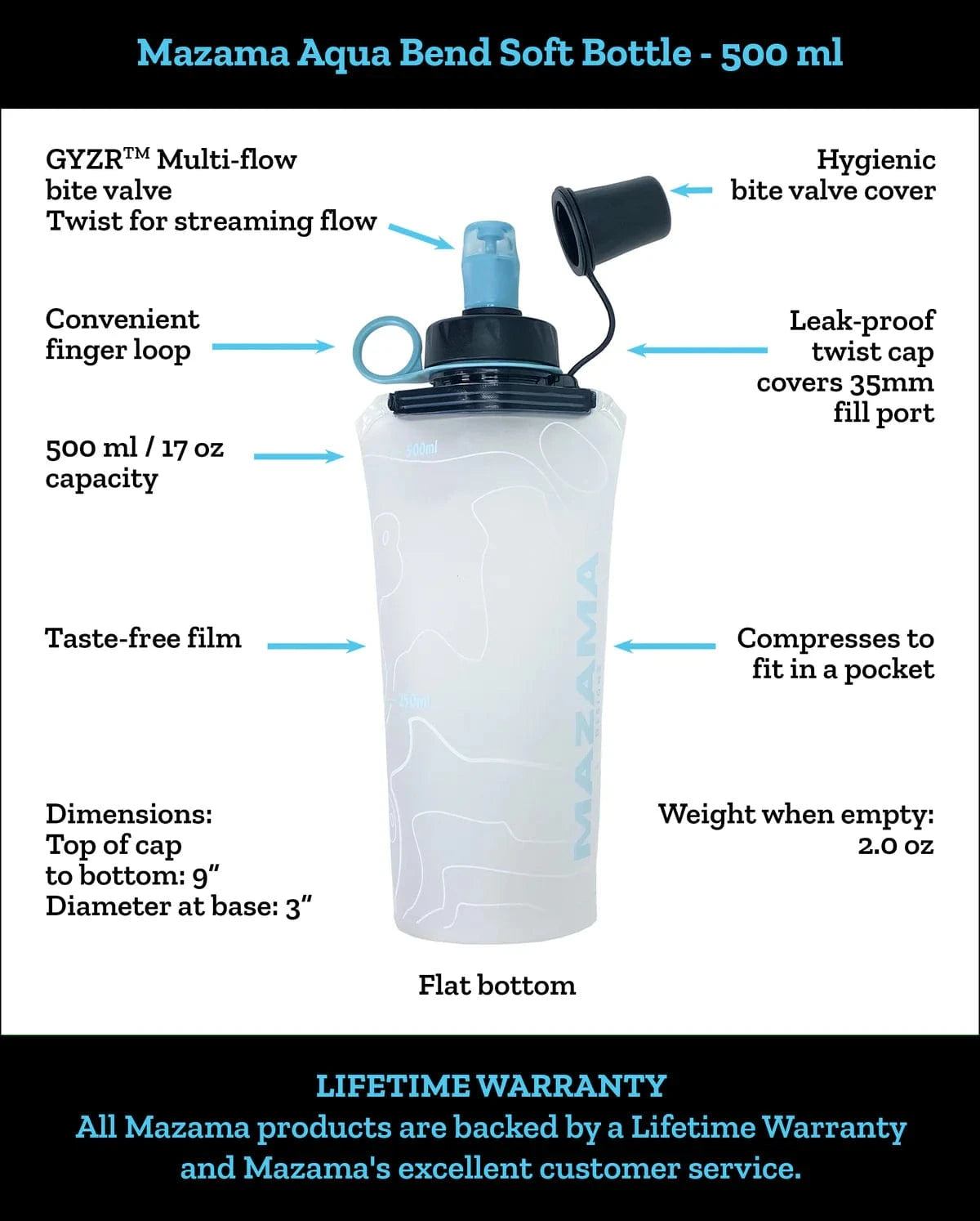 500mL Water Bottle